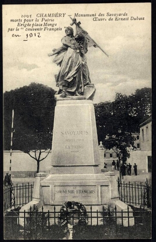 Chambéry. Monument des Savoyards morts pour la Patrie