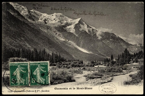Chamonix et le Mont-Blanc