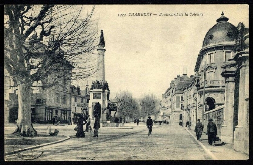 Chambéry. Boulevard de la Colonne