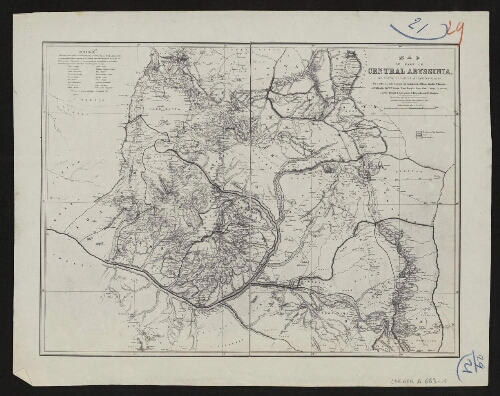 Map of part of Central Abyssinia…