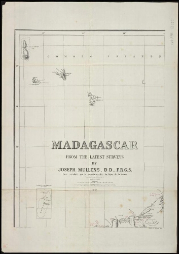 Madagascar from the latest surveys. [feuille 1]
