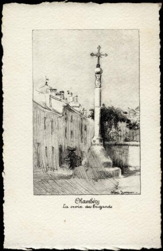 Chambéry, la croix des brigands