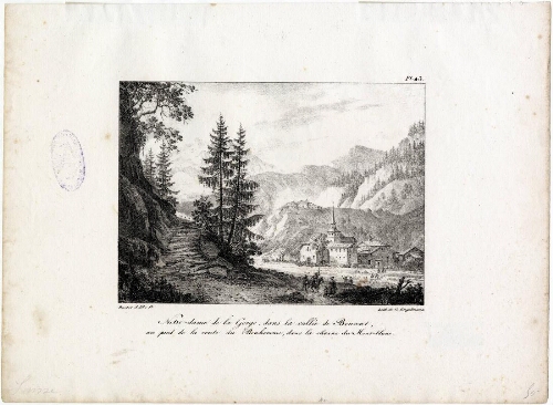 Notre-Dame de la Gorge, dans la vallée de Bonant, au pied de la route du Bonhomme, dans la chaine du Mont-Blanc