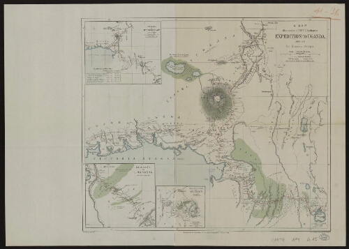 A map illustrative of Mr F. J. Jackson's expedition to Uganda, 1889-90