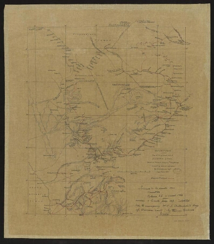[Copie de] South-West Africa, map of the principal part of Damara land