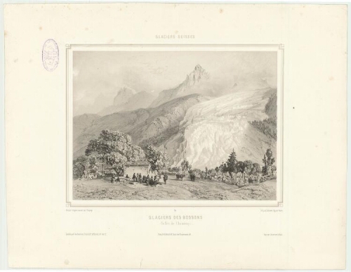 Glaciers des Bossons, vallée de Chamouny