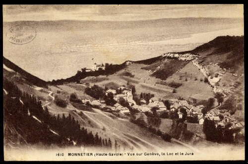 Monnetier - Vue sur Genève, le lac et le Jura