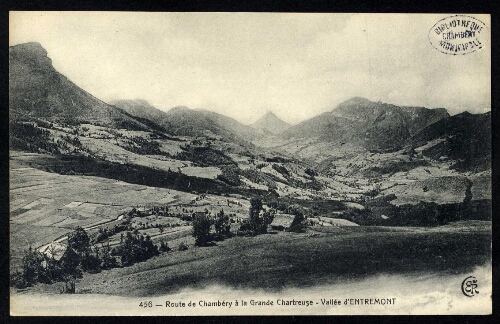 Route de Chambéry à la Grande Chartreuse. Vallée d'Entremont