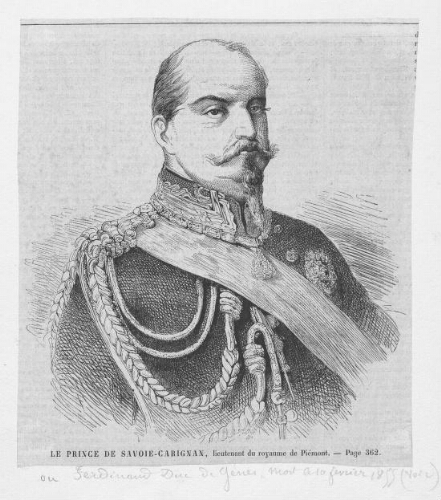 Le prince de Savoie-Carignan