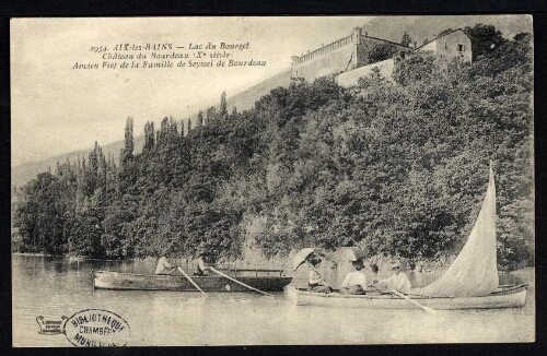 Aix-les-Bains. Lac du Bourget. Château du Bourdeau