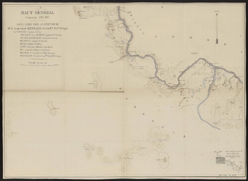 Haut-Sénégal, campagne 1880-1881, feuille II