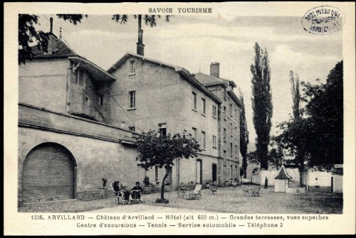Arvillard. Château d'Arvillard. Hôtel
