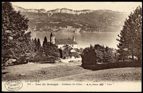 Lac du Bourget. Château St-Gilles