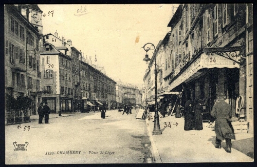 Chambéry. Place Saint-Léger