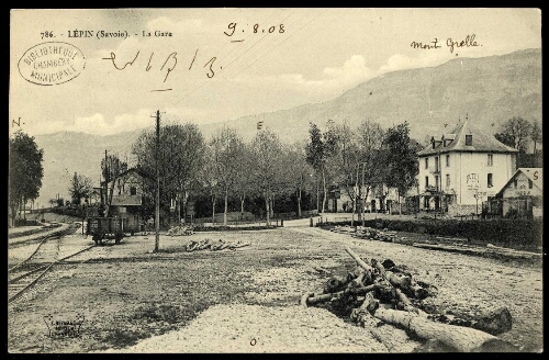 Lépin (Savoie). La gare