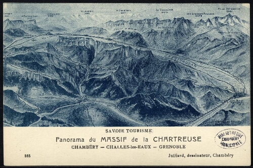 Panorama du massif de la Chartreuse