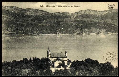 Château de St-Gilles et le lac du Bourget