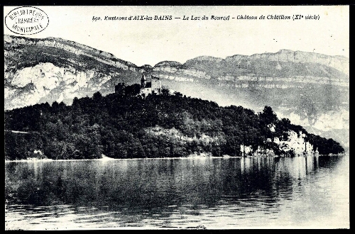 Lac du Bourget. Château de Châtillon