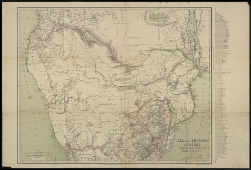 Africa tropical e austral mostrando a viagem de exploraçao do major Serpa Pinto de 1877 a 1879