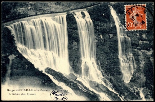Gorges de Chaille. La cascade