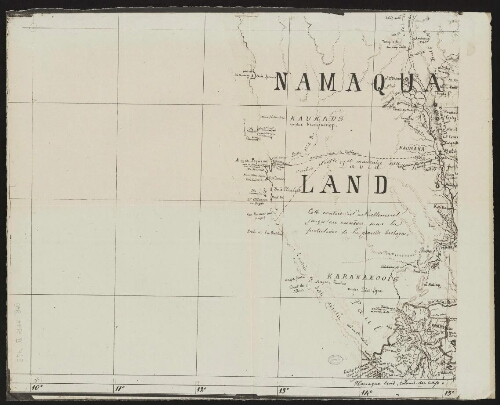 [Grand Namaqualand], [moitié sud]