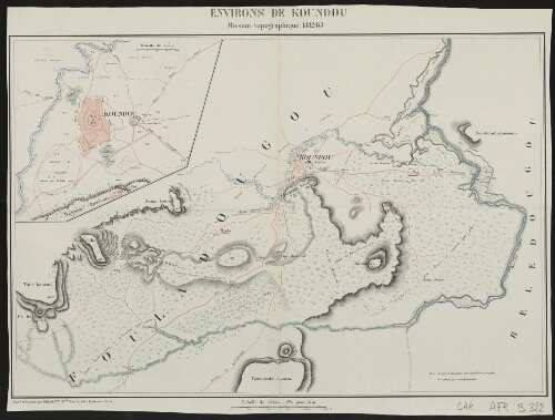 Environs de Koundou. Mission topographique 1882-83