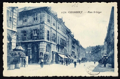 1172. Chambéry. Place St-Léger