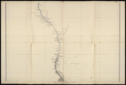 [Map of the white Nile from Khartoum to Victoria Nyanza] . Sheet 36