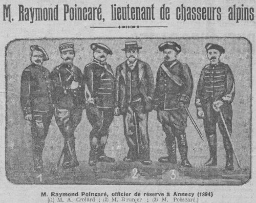 M. Poincaré à Annecy