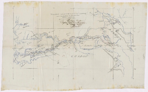 Itinéraire suivi par la mission de Mr le cap[itai]ne Lenoir sur la Casamance, la Gambie & la Falémé supérieures, du 21 juin au 3 octobre 1884