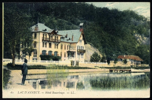Lac d'Annecy. Hôtel Beaurivage