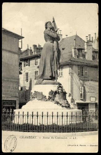 Chambéry. Statue du Centenaire