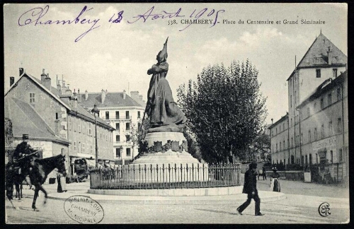 Chambéry. Place du Centenaire et Grand Séminaire