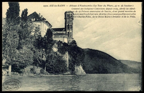 Abbaye d'Hautecombe (la tour du phare, 45 m de hauteur)