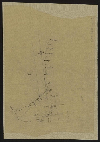 [Itinéraire de René Caillié de El Harib à Ghourland au Maroc, en 1828]