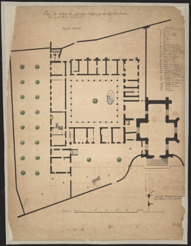 Plan du collège de Chambéry…