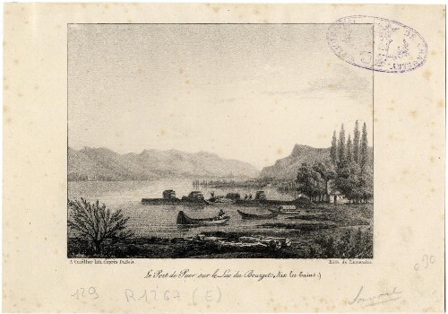 Le port de Puer sur le lac du Bourget, Aix-les-Bains