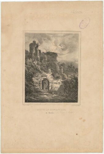 Ruines de monastère, en Savoie