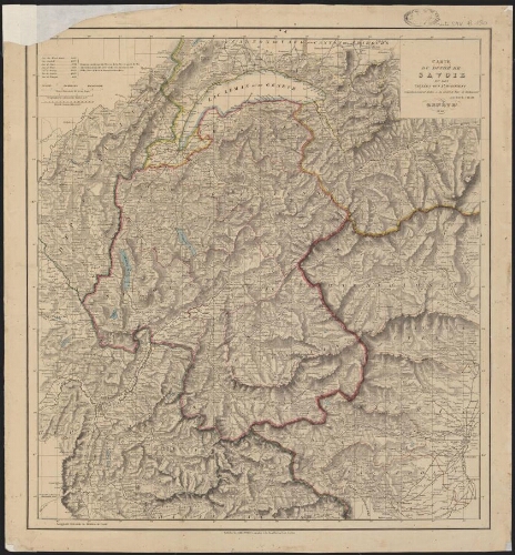 Carte du Duché de Savoie…