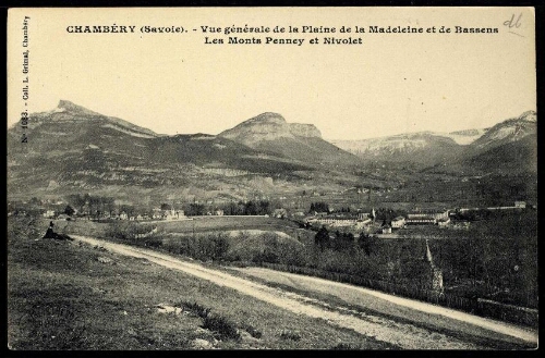 Chambéry (Savoie). Vue générale de la Plaine de la Madeleine et de Bassens