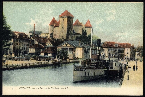 Annecy. Le port et le château