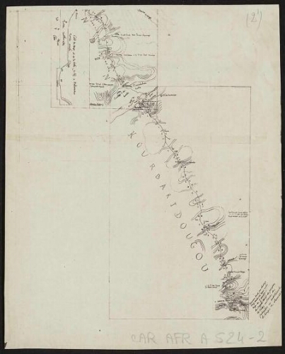 [Reproduction de] Itinéraire de la colonne Borgnis-Desbordes de Kita à Keniéra en 1882