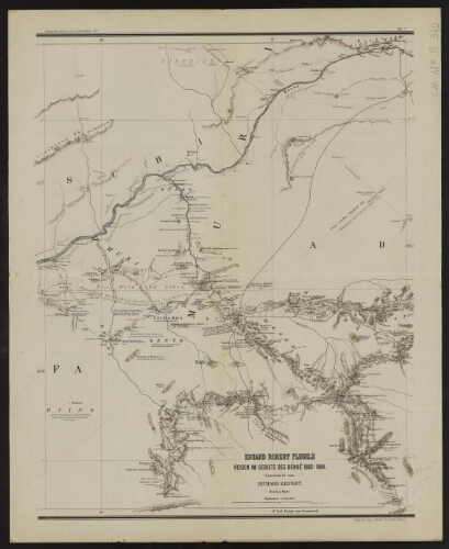 Eduard Robert Flegel's Reisen im Gebiete des Benuë, 1882-1884 : zweites Blatt