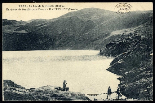 Le lac de la Girotte (1236 m.). Hauteluce