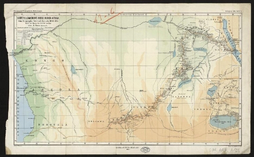 Lieut. V. L. Cameron's Reise durch Afrika vom Tanganjika See nach Loanda, 1874-1875