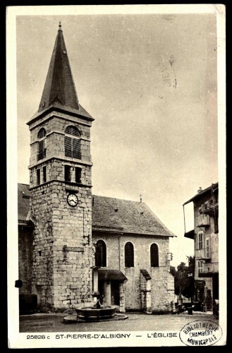 St-Pierre-d'Albigny. L'église