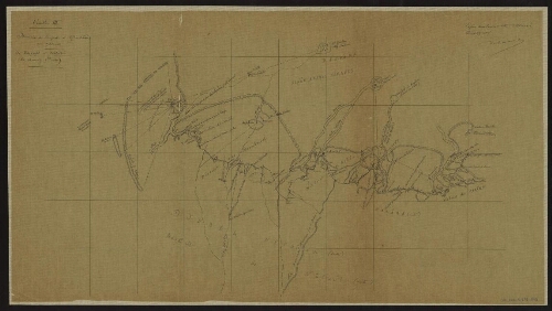 Itinéraire de Tripoli à Ghadâmès . Feuille III, De Tînzeght à Nâlout, du 14 au 19 9bre[novembre] 1860