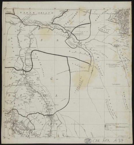 [Carte de la zone située au nord-ouest du lac Victoria]