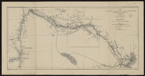 Route der Pogge-Wissmann'schen Expedition von Malanshe bis zum Tanganika-See, Juni 1881-August 1882 . Blatt IV, Von Bene Tanganika bis zum Tanganika See