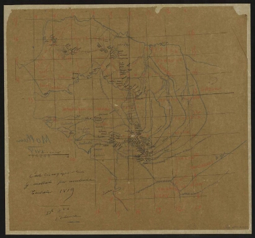 Carte des voyages de G. Mollien par Ambroise Tardieu 1819
